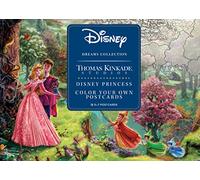 Disney Dreams Collection Thomas Kinkade Studios Disney Princess Color Your Own Postcards