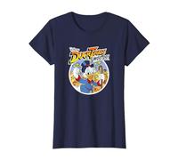 Disney Duck Tales Uncle Scrooge McDuck Woo-oo! Maglietta, Donna, Navy, S