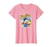 Disney Duck Tales Uncle Scrooge McDuck Woo-oo! Maglietta, Donna, Rosa, S