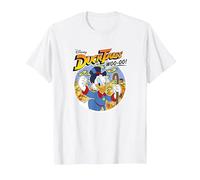 Disney Duck Tales Uncle Scrooge McDuck Woo-oo! Maglietta, Uomo, Bianco, 4XL