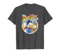 Disney Duck Tales Uncle Scrooge McDuck Woo-oo! Maglietta, Uomo, Grigio Scuro, S