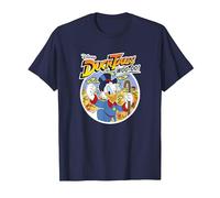 Disney Duck Tales Uncle Scrooge McDuck Woo-oo! Maglietta, Uomo, Navy, M