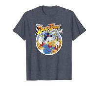 Disney Duck Tales Uncle Scrooge McDuck Woo-oo! Maglietta, Uomo, Pervinca, S