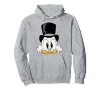 Disney DuckTales Scrooge McDuck Big Face Felpa con Cappuccio