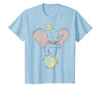 Disney Dumbo Ball Balancing Portrait Maglietta, Bambini, Celeste, 6 anni