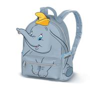 Disney Dumbo Face-Zainetto Heady, Blu 25 x 29 cm, Capacità 8 L