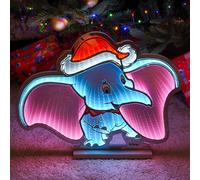 ©Disney Dumbo Luce 3D Infinity 40Cm Plug In LED Decorazione Natalizia Da Interno