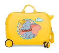 Disney Dumbo Valigia per bambini Ocra 50 x 39 x 20 cm Rigida ABS Chiusura a combinazione laterale 78 L 1,8 kg 4 ruote Bagaglio a mano, giallo, Valigia per bambini