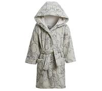 Disney Dumbo - Vestaglia per bambini con cappuccio, motivo: elefante grigio, unisex, in pile, Grigio, 2 Anni