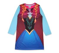 Disney Elsa o Anna Frozen La Regina dei Ghiacci Frozen Camicia da Notte Corta o a Maniche Lunghe, Anna Maniche Lunghe - 2-3 Anni: 98cm