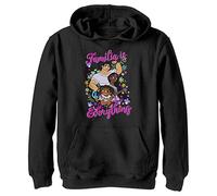 Disney Encanto-Familia Ist Everything Hoodie Felpa con, Nero, S Bambino