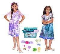Disney Encanto Il Baule delle Sorelle Madrigal, Mirabel e Isabela. 2 Abiti e Accessori, 11 Pezzi (Esclusiva Amazon)