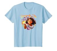 Disney Encanto Mirabel Uniquely Me Maglietta, Bambini, Celeste, 6 anni