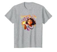 Disney Encanto Mirabel Uniquely Me Maglietta, Bambini, Grigio Melange, 2 anni