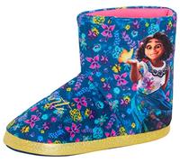 Disney Encanto - Pantofole da ragazza Mirabel, foderate in pile, calde scarpe da casa, Multi, 34 EU