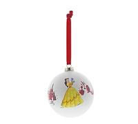 Disney Enchanting Palla di Natale la Bella e la Bestia, 10.5 cm