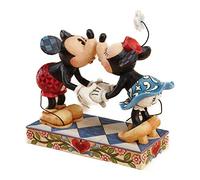 Disney Enesco 4013989 - Statuetta Jim Shore Mickey & Minnie Mouse Smooh for My Sweetie