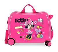 Disney Enjoy Minnie Icon Valigia per bambini Rosa 50x38x20 cms Rigida ABS Chiusura a combinazione numerica 34L 2,3Kgs 4 Ruote Bagaglio a mano