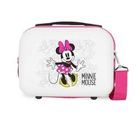Disney Enjoy The Day Borsa da Toilette Adattabile in ABS, 29 cm, Bianco