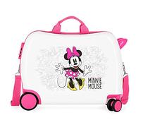 Disney Enjoy the Day Valigia per Bambini, 38 cm, Bianco