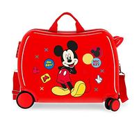 Disney Enjoy the Day Valigia per Bambini, 38 cm, Rosso