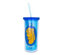 Disney Ercole Doppia Parete Tumbler con Coperchio E Cannuccia Contiene 591ml
