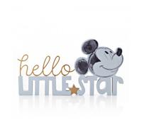 Disney fa un bel regalo con la scritta Hello Little Star, placca con didascalia