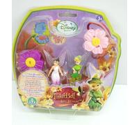 Disney Fairies Tinker Bell. Blister n. 2 Fatine, 2 basi floreali (Fucsia-Rosa...
