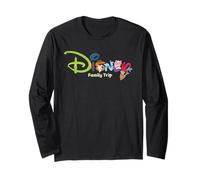 Disney Family Trip The Muppets Script Logo Vacation Maglia a Manica