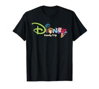 Disney Family Trip The Muppets Script Logo Vacation Maglietta