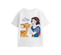 Disney Fawn Bianco Snow White & The Seven Dwarfs T-shirt a maniche corte Ragazze