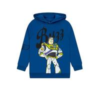 Disney Felpa Bambino Pixar Toy Story, Felpe Ragazzo di Buzz Lightyear, Felpa con Cappuccio Ragazzo Morbido Cotone, Blu 4-5 Anni