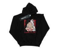 Disney Felpa con Cappuccio Crudelia De Mon Testa Ritagliata Donna (BI4994)