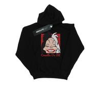 Disney Felpa con Cappuccio Crudelia De Mon Testa Ritagliata Uomo (BI6349)
