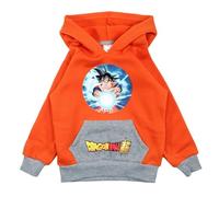 Disney Felpa con Cappuccio Dragon Ball Z da Bambino Sweater, Arancia, 3 Anni Boy's