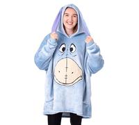 Disney Felpa con Cappuccio indossabile da Donna Eeyore | Pullover Blu con Cappuccio per Adulti con Faccia da Personaggio Asino | Abbigliamento da casa da Donna, Taglia Unica
