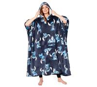 Disney Felpa con Cappuccio Oversize da Donna, Marina Militare, Taglia Unica
