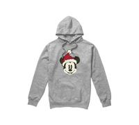 Disney Felpa con Cappuccio Topolino Faccia da Babbo Natale Uomo (TV4529)