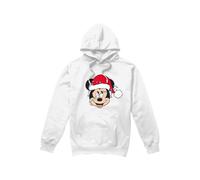 Disney Felpa con Cappuccio Topolino Impacco di Luci di Natale Uomo (TV4555)
