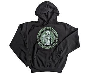 Disney Felpa con Cappuccio Uomo The Mandalorian Wear Beskar Nero