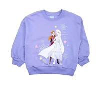 Disney Felpa da Bambina Frozen, Comoda e Stile, Ideale per l'inverno, Design Ispirato al Film, Viola, 9 Anni