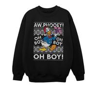 Disney Felpa Daffy Duck Natale Fair Isle Uomo