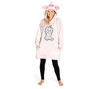 Disney Felpa Donna con Cappuccio, Oversize Blanket Hoodie Calda di Pile Minnie e Mickey (Rosa Marie)