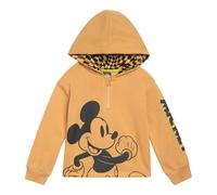 Disney Felpa in pile con cappuccio e zip a un quarto per bambini