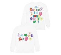 Disney Felpa Inside out 2 Personaggi Felpa Bambina | Felpe Ragazza | Maglione Ragazza | Bianco 9-10 Anni