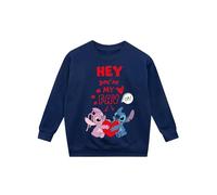 Disney Felpa Lilo e Stitch | Maglione per Donne | Abbigliamento per Donne | Merchandising di Lilo e Stitch | Blu | XL