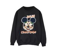 Disney Felpa Topolino Bicchieri di Natale Uomo (BI40240)