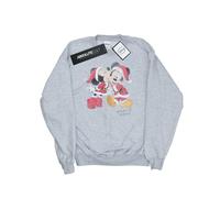 Disney Felpa Topolino e Minnie Mouse Bacio di Natale Donna (BI9140)