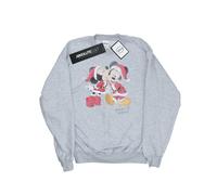 Disney Felpa Topolino e Minnie Mouse Bacio di Natale Donna (BI9140)