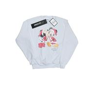 Disney Felpa Topolino e Minnie Mouse Bacio di Natale Donna (BI9140)